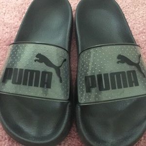 Puma clear logo slide sandal (slides)